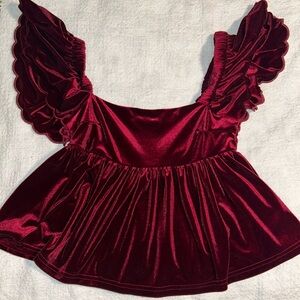RED VELVET TOP